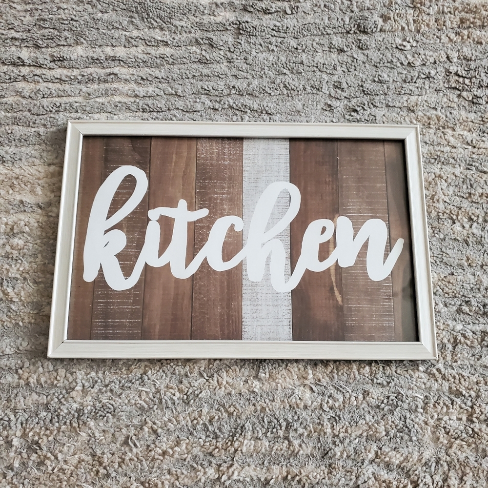 Kitchen sign